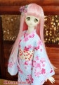 AF8874【MOMO】MSD，SD/DD/SD13女用 浴衣|ゆかた|◆ドール洋服（種類別）
