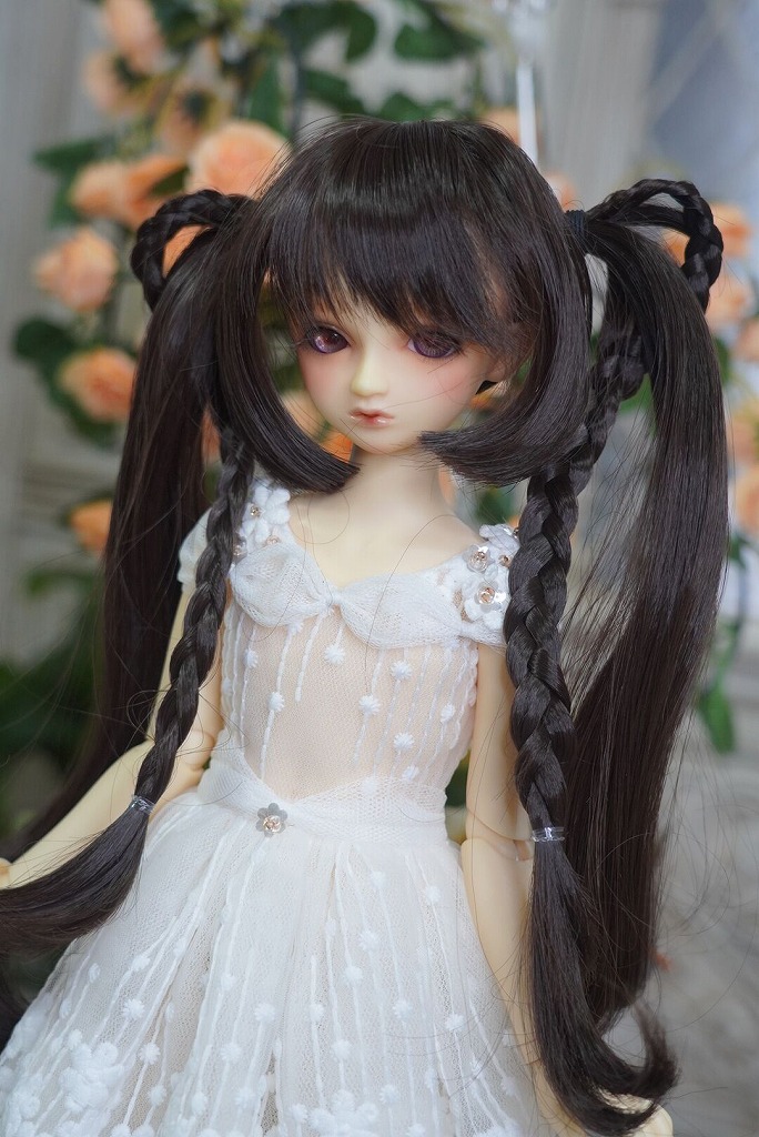 U-4029【アレンジウィッグ】1/4１点限定、MSD(頭囲17~19cm)用ウィッグ