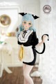 AF8963【mu】DD(M/L)/DDsister(L) 用メイド服4点セット|メイド服/メイド風|◆ドール洋服（種類別）