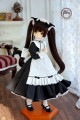 AF8965【mu】MDD(S)/MSD用メイド服5点セット|メイド服/メイド風|◆ドール洋服（種類別）