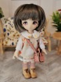 U-1214 【sen】オビツ11用ウィッグ（4インチ）|1/8、1/12|◆ドールウィッグ