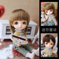 U-8004【mini】1/8，オビツ11（5-6インチ）用ウィッグ|1/8、1/12|◆ドールウィッグ