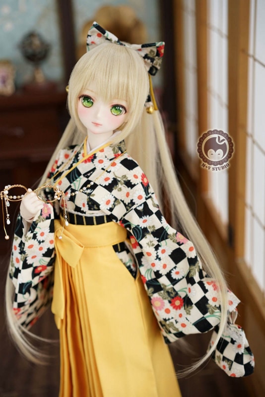 即納品AF8962【mu】1/3DD(S/M/L)/DDDY用 袴9点セット（限定） | 《即納