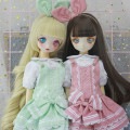 AF8989【TATA】MDD、幼SD用洋服4点セット|女の子カジュアル服|◆ドール洋服（種類別）