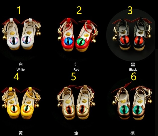 x1097【xyz】1/12ドール・オビツ11用靴　