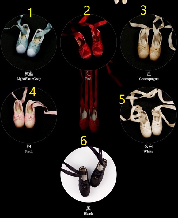 x1086【xyz】1/12ドール・オビツ11用靴　