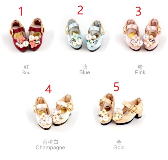 x1089【xyz】1/12ドール・オビツ11用靴　