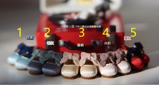 x1090【xyz】1/12ドール・オビツ11用靴　