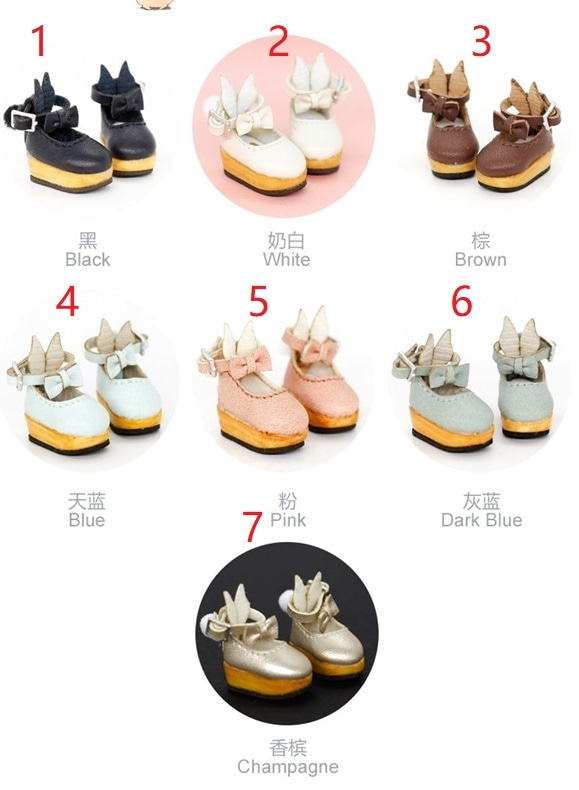 x1101【xyz】1/12ドール・オビツ11用靴　