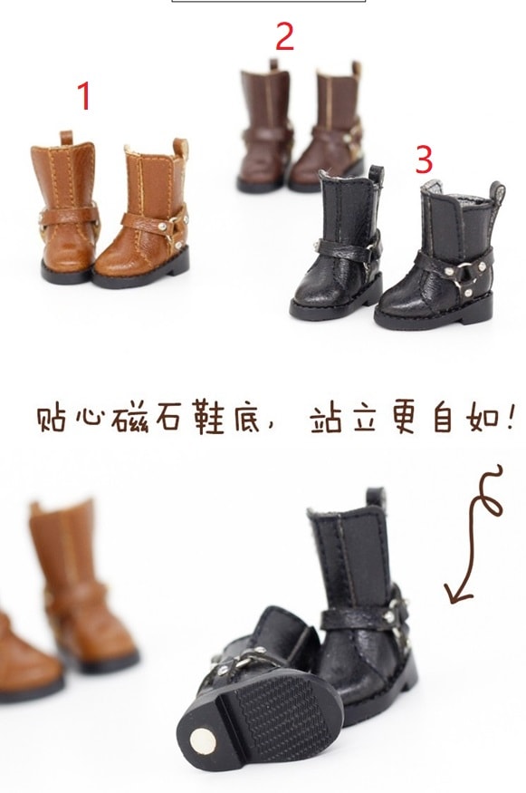 x1074【xyz】1/12ドール・オビツ11用靴　