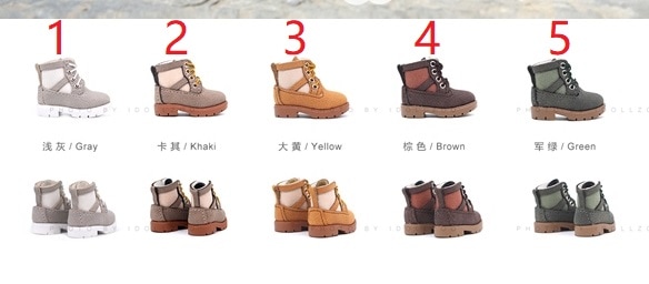 x1057【xyz】1/12ドール・オビツ11用靴　