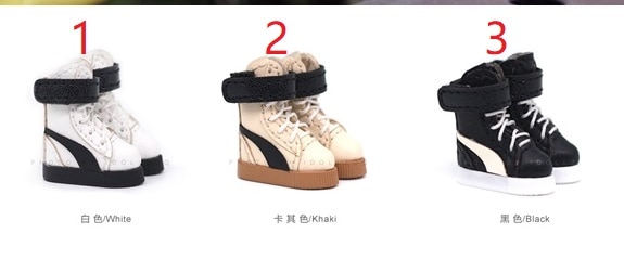 x1058【xyz】1/12ドール・オビツ11用靴　