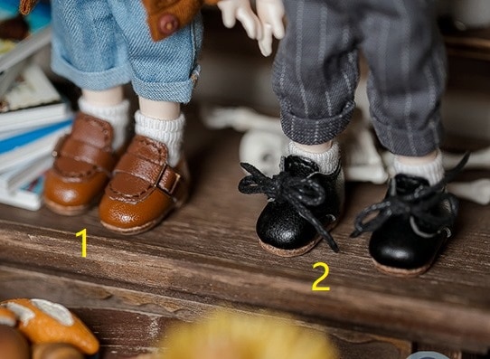 x1183【xyz】1/12ドール・オビツ11用靴　