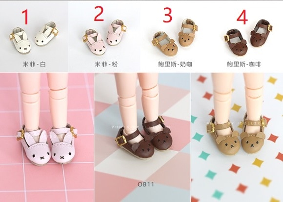 x1169【xyz】1/12ドール・オビツ11用靴　