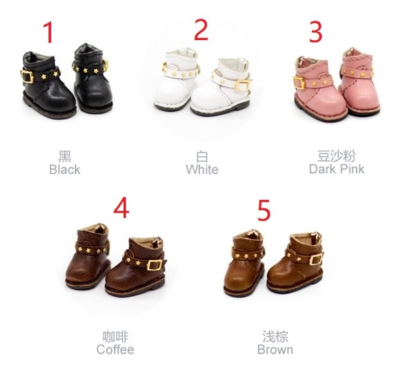 x1170【xyz】1/12ドール・オビツ11用靴　