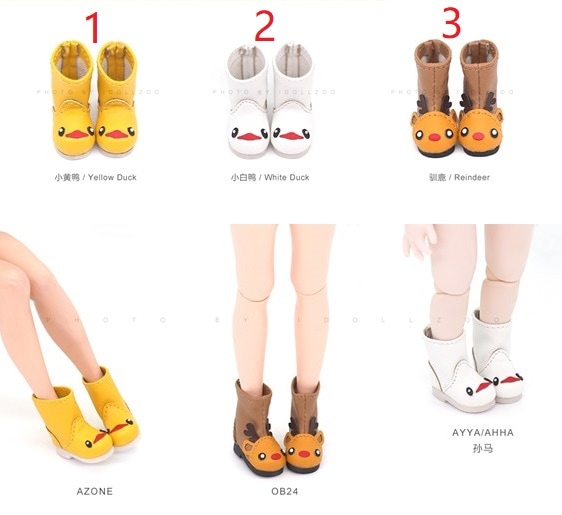 x1179【xyz】1/12ドール・オビツ11用靴　