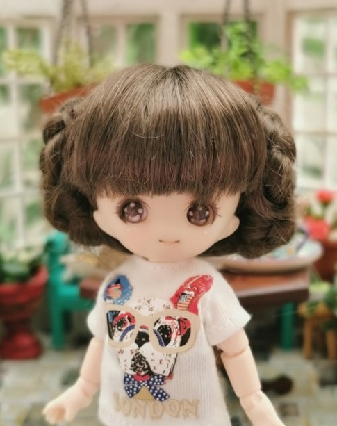 U-1234 【sen】オビツ11用ウィッグ（4-5インチ）