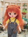 U-8042 【sen】1/8ドール、オビツ11用ウィッグ（5-6インチ）|1/8、1/12|◆ドールウィッグ