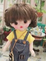 U-8043 【sen】1/8ドール、オビツ11用ウィッグ（5-6インチ）|1/8、1/12|◆ドールウィッグ
