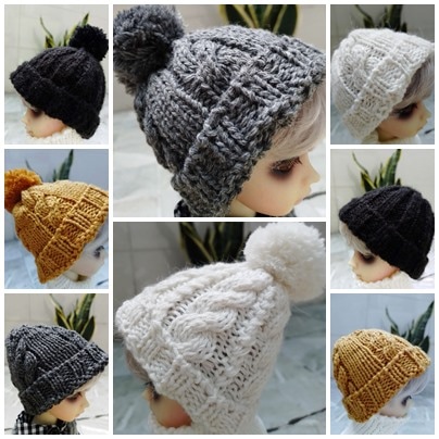 KM1411【M3】1/3★幼SD,MSD DD,SD,SD13，SD17用帽子（4色あり）