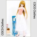 AF9072【keke】MSD/MDD,SD,DD(L/M),DDDY用洋服3点セット|女の子カジュアル服|◆ドール洋服（種類別）