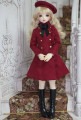 AF9082【keke】★MSD、SD/DD/DDDY用洋服2点セット|単品コート/ジャケット/上着類|◆ドール洋服（種類別）