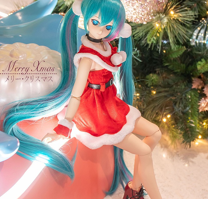 即納品　AF9102【wy】1/3★DD(S/SS)用クリスマス洋服6点セット