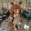 U-1240【sen】オビツ11用ウィッグ（4〜5インチ）|1/8、1/12|◆ドールウィッグ