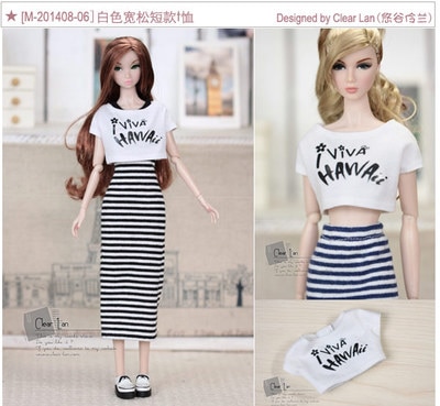 M0345【Clear Lan】Momoko/OB27/OB24/Misaki Poppy Parker/Dynamite Girls 用シャツ