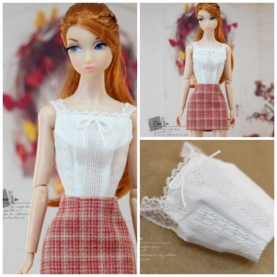 M0347【Clear Lan】Momoko/OB27/OB24/Misaki Poppy Parker/Dynamite Girls 用キャミソール