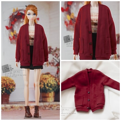 M0355【Clear Lan】Momoko/OB27/OB24/Misaki Poppy Parker/Dynamite Girls 用コ-ト