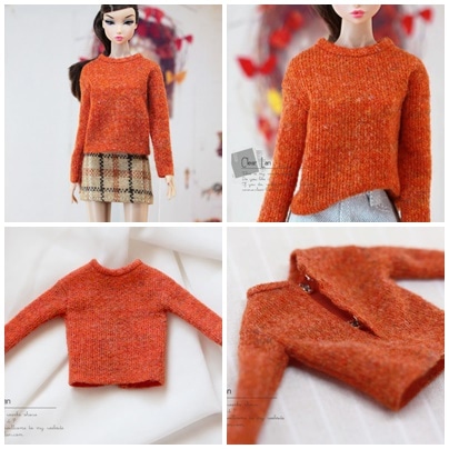 M0357【Clear Lan】Momoko/OB27/OB24/Misaki Poppy Parker/Dynamite Girls 用セーター