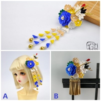 KM1466【SEN】1/3MSD,SD/DD用髪飾り