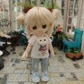 U-1244【sen】オビツ11用ウィッグ（4〜5インチ）|1/8、1/12|◆ドールウィッグ