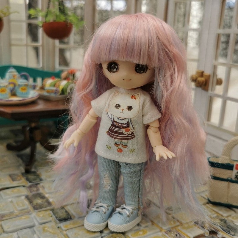 U-1247【sen】オビツ11用ウィッグ（4～5インチ）