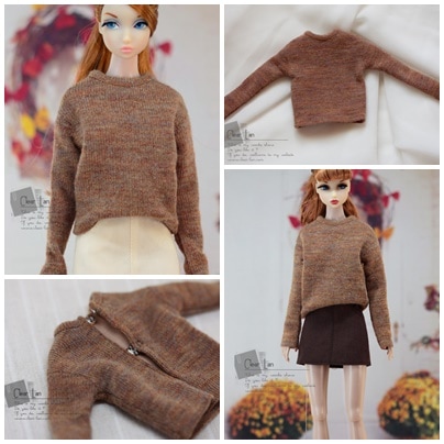 M0358【Clear Lan】Momoko/OB27/OB24/Misaki Poppy Parker/Dynamite Girls 用セーター