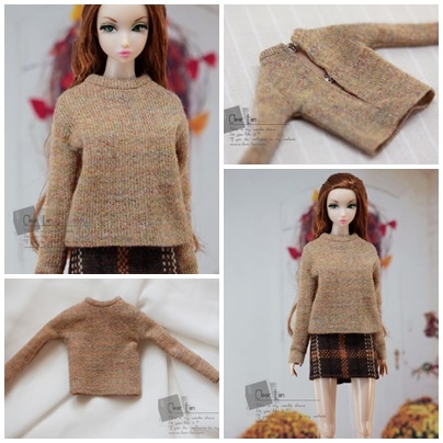 M0359【Clear Lan】Momoko/OB27/OB24/Misaki Poppy Parker/Dynamite Girls 用セーター