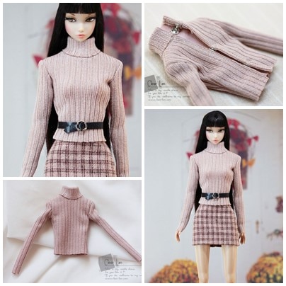 M0365【Clear Lan】Momoko/OB27/OB24/Misaki Poppy Parker/Dynamite Girls 用セーター