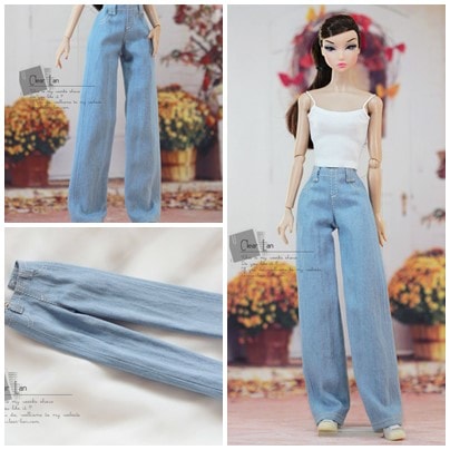 M0367【Clear Lan】Momoko/OB27/OB24/Misaki Poppy Parker/Dynamite Girls 用ズボン