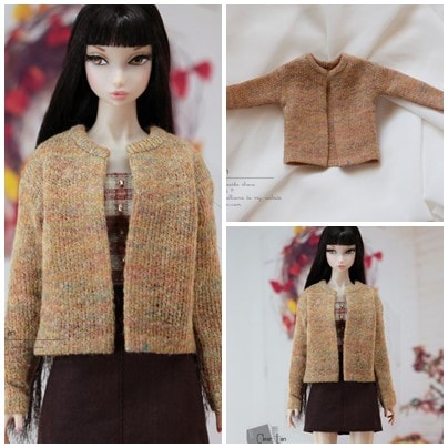 M0377【Clear Lan】Momoko/OB27/OB24/Misaki Poppy Parker/Dynamite Girls 用コ-ト