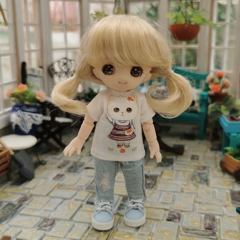 即納品U-1246【sen】オビツ11用ウィッグ（4-5インチ）