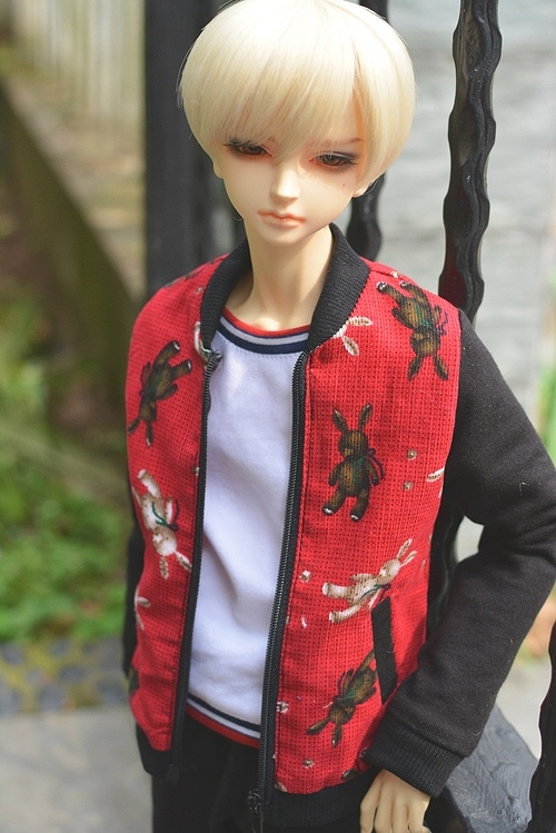 AF9296【Bears】1/3MSD,SD, 1/3,  70cm ド-ル用コ-ト(赤のみ)