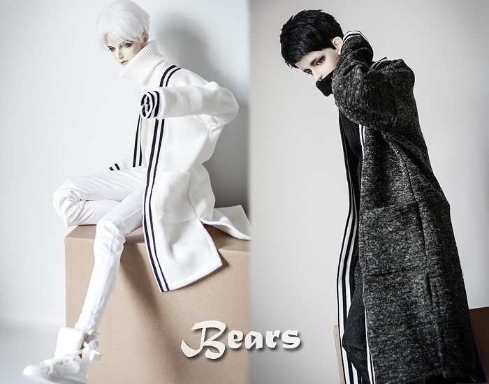 AF9297【Bears】1/3MSD,SD, 1/3,  70cm ド-ル用コ-ト
