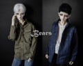 AF9298【Bears】MSD,SD, 1/3,  70cm ド-ル用シャツ|ワンピ/シャツ/ブラウス/セーター|◆ドール洋服（種類別）