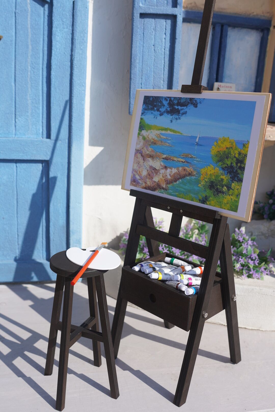 KM1493【SEN】 ドールサイズ小道具★絵画スタンド