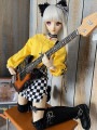 AF9406【u.u.z】MSD,SD/DD用洋服5点セット|女の子カジュアル服|◆ドール洋服（種類別）