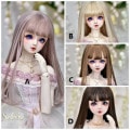 U-4102【SALA】MSD，SD/DD(頭囲17~24.5cm)用ウィッグ