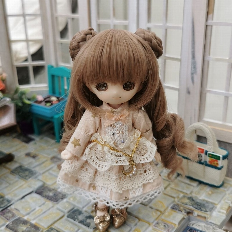 U-1252【sen】オビツ11用ウィッグ（4.5インチ）