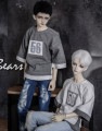AF9492【Bears】MSD, SD女，1/3,  70cm ド-ル用シャツ|ワンピ/シャツ/ブラウス/セーター|◆ドール洋服（種類別）