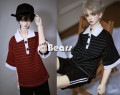 AF9501【Bears】MSD, SD女，1/3,  70cm ド-ル用シャツ|ワンピ/シャツ/ブラウス/セーター|◆ドール洋服（種類別）